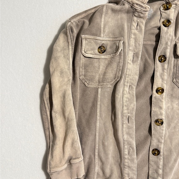 Pilcro Tan/ Purple Shacket Size XS - Picture 4 of 7